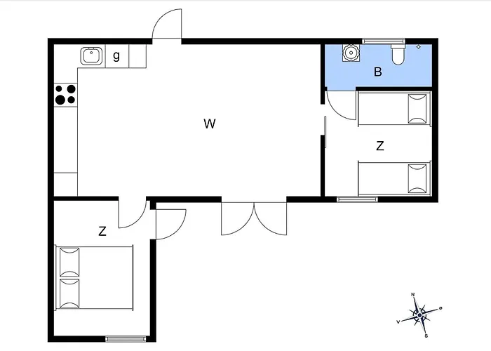 Сasa de vacaciones 1442-aakirkeby-poseregardsvejen-33 Vester Somarken